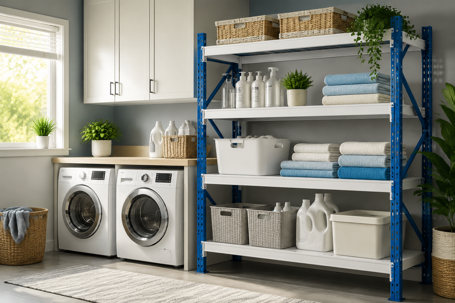 Laundry Room Shelving Ideas That Make Every Space Work Harder