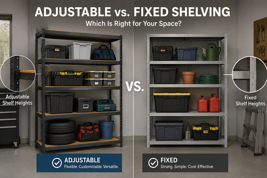 Adjustable Shelving vs Fixed Shelving: Which Storage Solution Is Right for You?