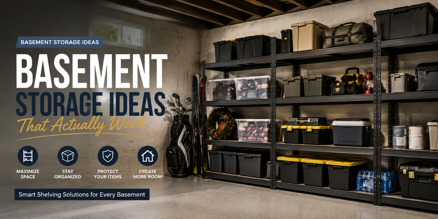 Basement Storage Ideas That Actually Work