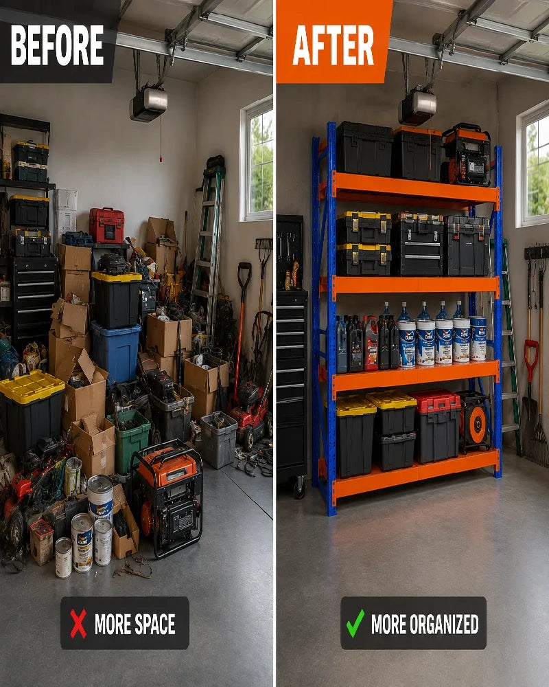 4-Tier Heavy-Duty Steel Storage Shelving Unit – 900 kg Capacity, 2000 × 600 × 2000 mm