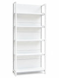Heavy-Duty Steel Gondola Shelving – Modular Main, Extension & End Units, White