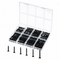 152-piece wood screw assortment in organizer case