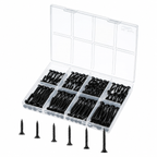 152-piece wood screw assortment in organizer case